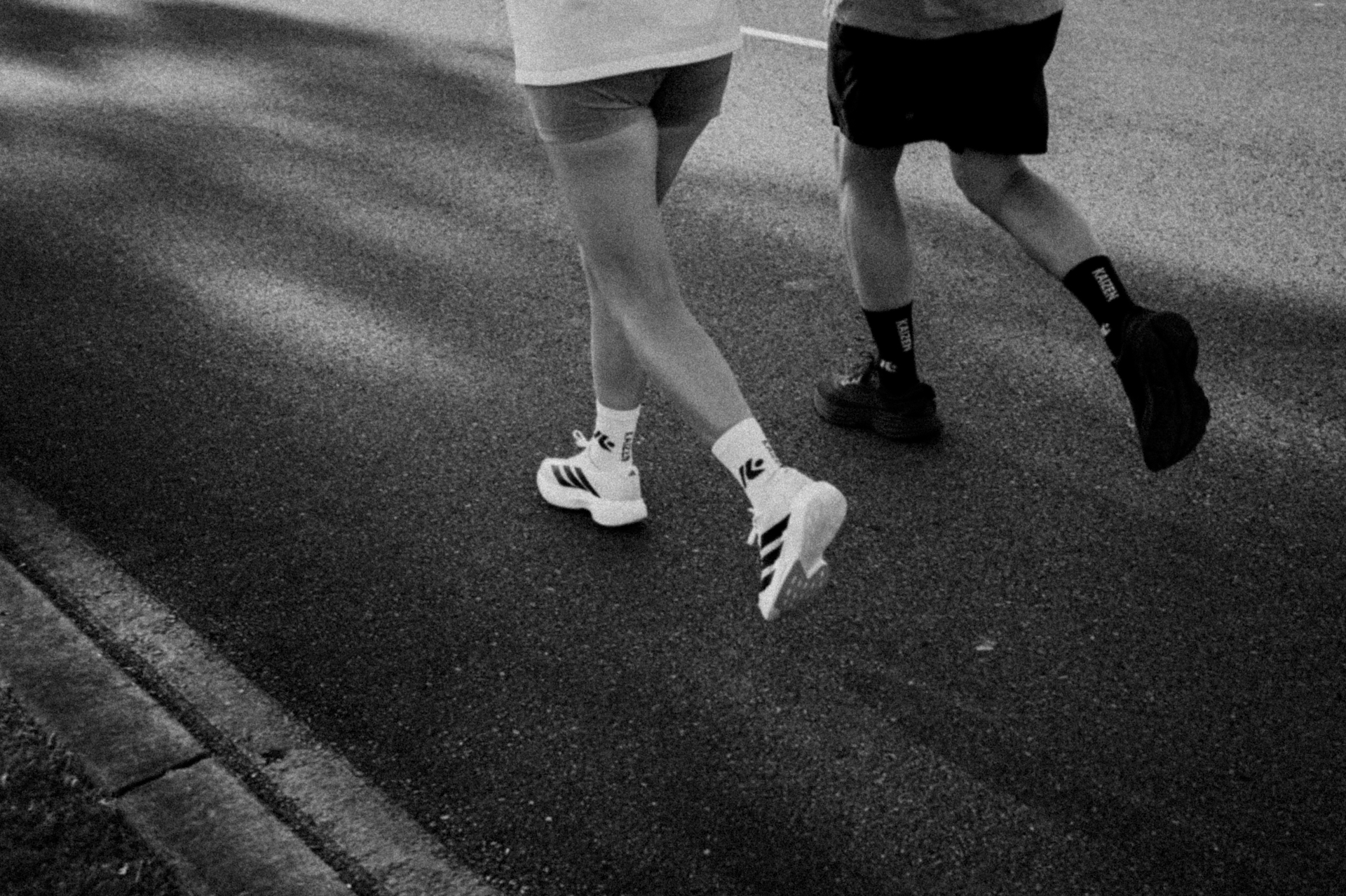 Kaizen custom socks worn in sport
