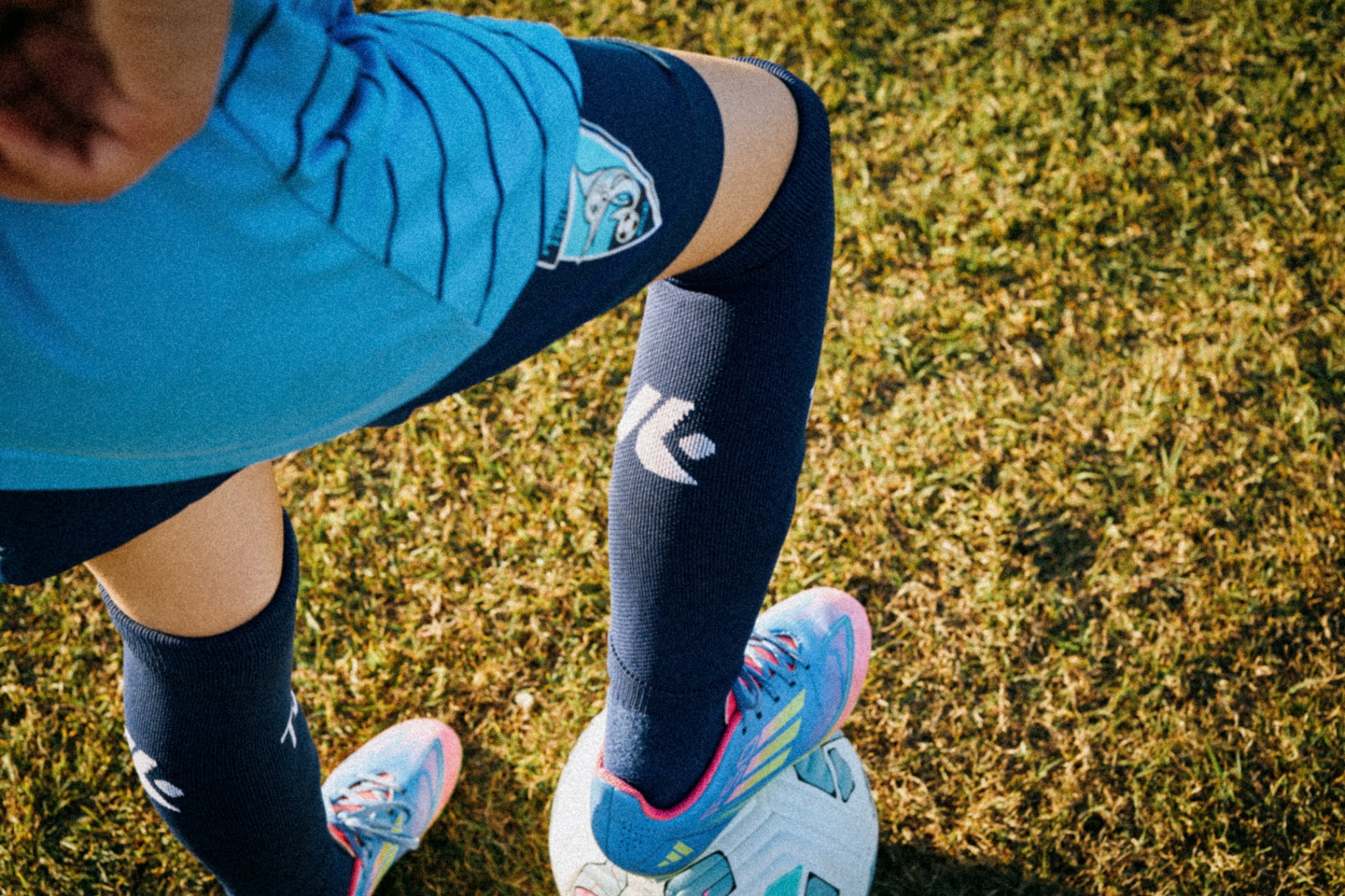 Kaizen custom socks worn in sport